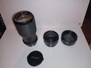 Zykkor Aux. Telephoto & Wideangle lens + Mitakon 80-200mm lens Made In Japan - Picture 1 of 16