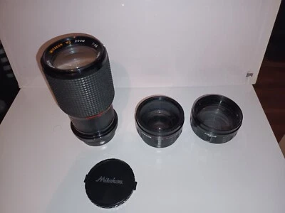 Zykkor Aux. Telephoto & Wideangle lens + Mitakon 80-200mm lens Made In Japan - Image 1 of 4
