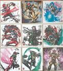 Kamen Rider item lot of 9 Shikishi Den-O Kuuga Ryuki W Chaser Zeronos Various  