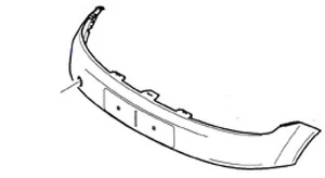 paraurti anteriore superiore primer ford fiesta 2001-2005 originale 1320307 - Foto 1 di 1