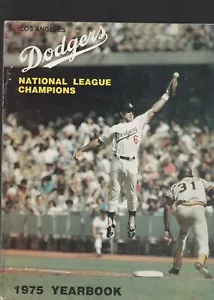 DODGERS NATIONAL LEAGUE CHAMPIONS 1975 YEARBOOK - Picture 1 of 3