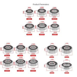 Upgrade your bike's hub with the 608R6000S6902RS multispecification bearing - Picture 1 of 35
