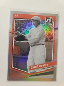 2023 Donruss Chief Meyers #188 Season Stat Line Parallel 107/358 New York Giants - Picture 1 of 2