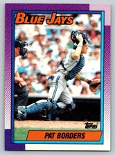 1990  Topps #191 Pat Borders Toronto Blue Jays