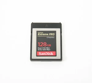 SanDisk 128GB Extreme PRO CFexpress Card Type B Read: 1700 MB/s Write: 1200 MB/s - Picture 1 of 1