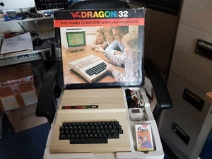 RARE VINTAGE DRAGON 32 COMPUTER SYSTEM (MINT BOXED) - Picture 1 of 13