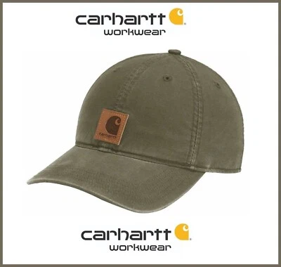 CARHARTT Workwear Baseballkappe Cap Odessa Canvas Army green AH0289 oliv grün