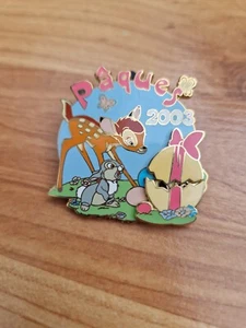 Disney Paques Easter 2003 Bambi Slider Eröffnung Ei Dlrp LE1500 Anstecker - Bild 1 von 2