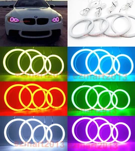 bluetooth cotton RGB halo ring for BMW E92 E93 M3 07-13 Coupe LED angel eye DRL - Picture 1 of 19