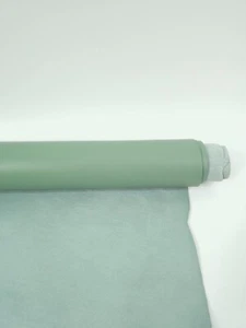 Smoke Green Havanna Sporty Classy Smooth Nappa Uniform Grain Leather - Picture 1 of 2