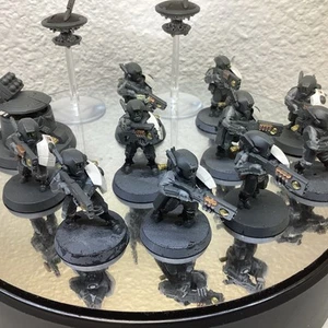 Warhammer 40k- Tau Breachers 13x models built painted MS6236 - Picture 1 of 8
