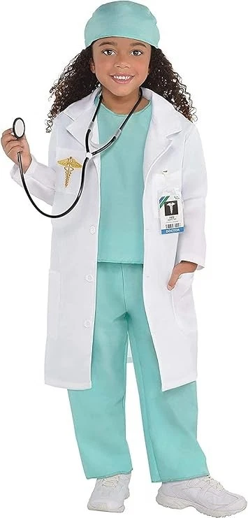 Kizzyland Kids Doctor Costume - Pretend Play Medical Outfit For Boys And Girls - View #7