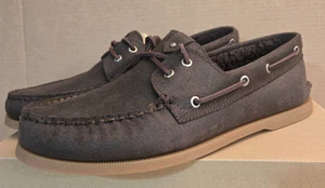 Sperry Men's A/O 2-Eye Seacycled Shearling Shoe  Size 14   Java  STS24467-210 - Picture 1 of 11