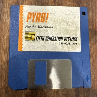 PYRO! Screen Saver for Macintosh - Fifth Generation Systems - Disk Media - 1987 - Image 1 of 2