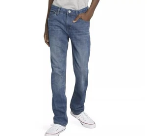 Levi's Youth Boy's Slim Flex Stretch Adjustable Straight Denim Jean Size 16 NWT - Picture 1 of 1
