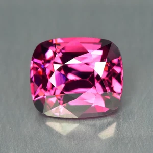 2.85Ct Cushion, Natural Vivid Pink Umbalite Garnet - Umba Mines Loose Gemstone - Picture 1 of 1