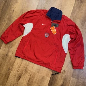 Nike USA Mens National Team Jacket United States Soccer Jersey Vintage 90s Small - Picture 1 of 19