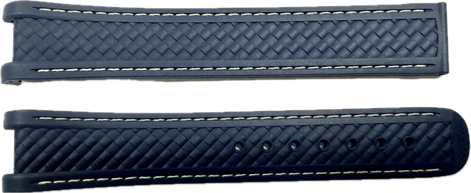 Omega 522.12.41.21.03.001 Aqua Terra Rubber Blue Band CVZ011765 Genuine New - Image 1 of 2