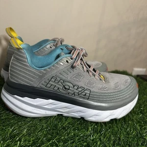 Zapatos deportivos para correr Hoka One One W Bondi 6 para mujer azules/grises/amarillos talla 7 - Imagen 1 de 15