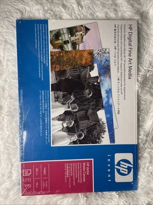 HP Digital Fine Art Media Artist Matte Canvas Inkjet 18 Mil 13" x 19" 25 Sheets - Image 1 of 4