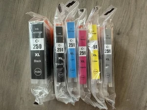 PGI-250XL CLI-251XL 5 Color Value Pack, Compatible for Canon 250 251 Ink Cart... - Bild 1 von 1