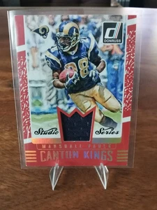 2016 panini Donruss Marshall Faulk canton kings studio series game-used patch/25 - Bild 1 von 3