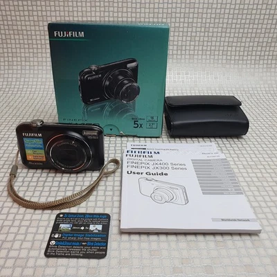 Fujifilm Finepix JX400 16MP Digital Camera Purple Fully Working (No Charger) - Image 1 of 4
