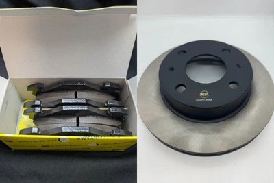 For Subaru 90-98 Sambar TRUCK VAN KS3 KS4 KV3 KV4 Front Brake Pad Rotor R&L Set - Image 1 of 4