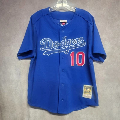 Camiseta Mitchell Ness Auténtica 2004 Los Angeles Dodgers Hideo Nomo 10 44 L Nueva con Etiquetas Foto 1 de 4
