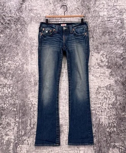 True Religion Becky Jeans 26 Petite Womens Flap Pocket Boot Cut Full Length - Picture 1 of 9