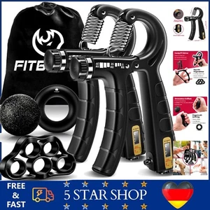 Handtrainer Trainingsset 5-teilig, 2 Unterarmgriff Einstellbare Widerstand - Bild 1 von 8