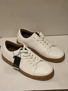Porter & Ash London Sneakers Shoe Lace Up Size 9.5 Ivory  - Picture 1 of 11
