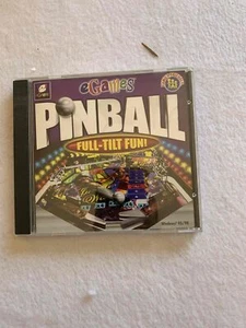 eGames Pinball Full Tilt Fun CD Windows 95 98 Arcade Game Pulse Pounding Action - Picture 1 of 2