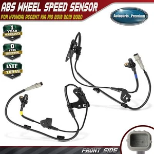 2x Front Side ABS Wheel Speed Sensor for Hyundai Accent Kia Rio 2018 2019 2020 - Bild 1 von 9