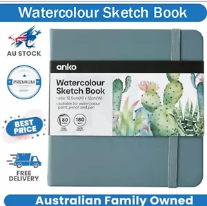 Watercolour Sketch Book For Home Office School 80 Pages 180GSM Sketch Book - New - Picture 1 of 5
