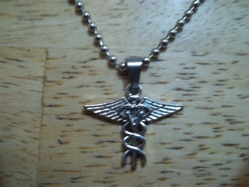 HERMÈS Collana CAUDACIO VETERINARIO catena in acciaio inox