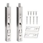 Easy to Use Concealed Door Security Bolts Pack of 2 Keep Intruders Out