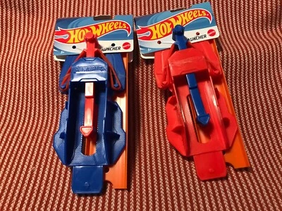 NEW ~ HOT WHEELS ~ LAUNCHER ~ MATTEL ~ CHOOSE RED or BLUE ~ 1+ SHIP - Image 1 of 4