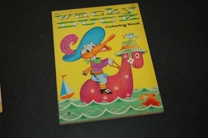 Wacky Duck Coloring Book Unused Waldman Publishing Co. Vintage - Picture 1 of 9