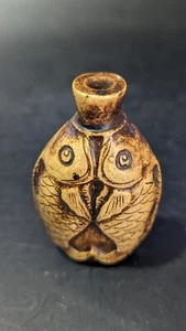 Exquisita botella de tabaco doble koi doble tallada en esmalte antiguo chino de colección de 2,25 - Imagen 1 de 8