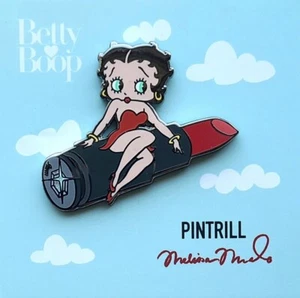 ⚡RARE⚡ PINTRILL x BETTY BOOP Red Lipstick Betty Boop Pin *BRAND NEW* 💄 - Picture 1 of 2
