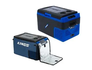 Kings Escape 30 Portable Camping Fridge / Freezer + Fridge Cover - Picture 1 of 12