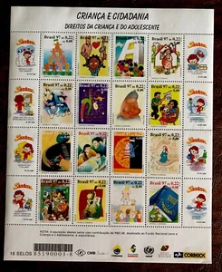 Brazil Stamps Sc B12 Mint Never Hinged Sheet - Picture 1 of 2