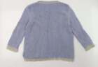 Preworn Womens Purple Wool Pullover Sweatshirt Size 14 Pullover