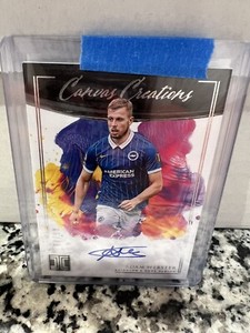 2020-21 ADAM WEBSTER PANINI IMPECCABLE EPL CANVAS CREATIONS /99 Brighton AUTO ⚽️