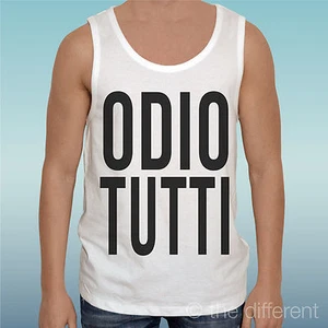Canotta Camiseta "Odio Todos "Camiseta de Tirantes Road Slave To The Rhythm - Imagen 1 de 1