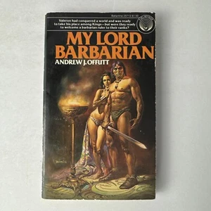 My Lord Barbarian by Andrew J. Offutt (Boris Vallejo cover, 1977, PB 1st print) - Picture 1 of 10