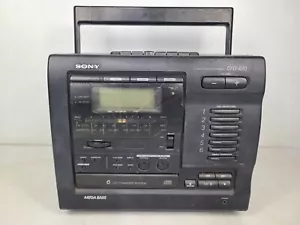Sony CFD-610 Disc Changer Player Cassette AM/FM Radio Stereo Boombox (DEFECTIVE) - Picture 1 of 10