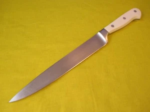 Wusthof White Handled 8 inch Carving Slicing Knife - 4522/20 - #2 - Foto 1 di 11