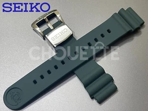 OEM Seiko Prospex Sea SLA047 / 8L35-01E0 dunkelgrün Silikon Kautschuk Uhrenarmband - Bild 1 von 10